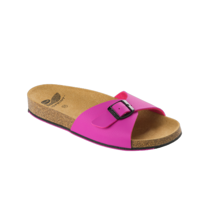 Scholl Spikey SS 4 Chausson Femme Bioprint Semelle Intérieure Couleur Fuchsia / Noir Taille 36