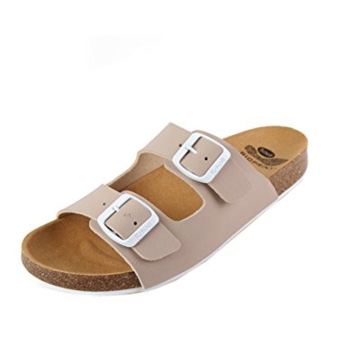 Scholl Spikey SS6 Chausson Femme Bioprint Semelle Beige / Blanc Taille 41