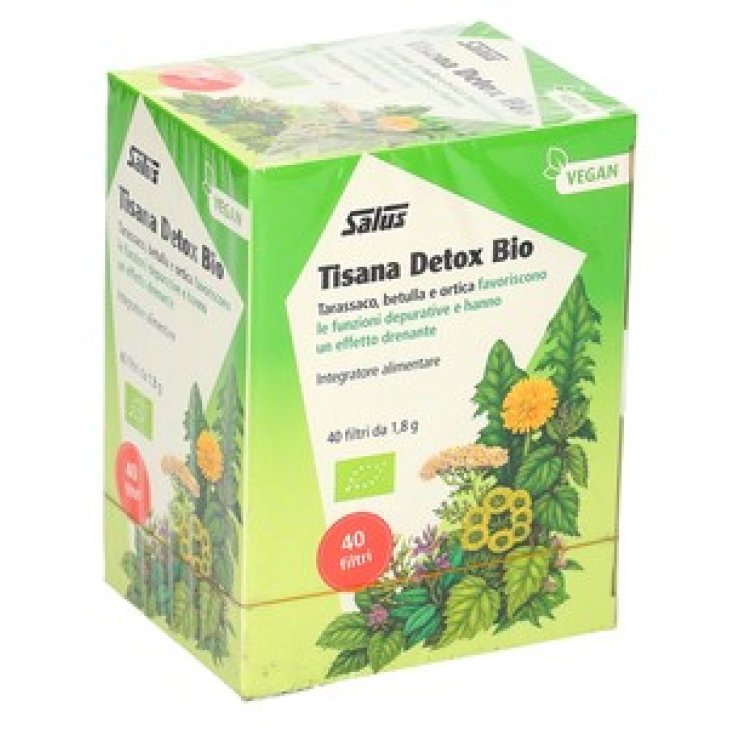 Salus Tisana Detox Bio Complément Alimentaire 40 Filtres 72g