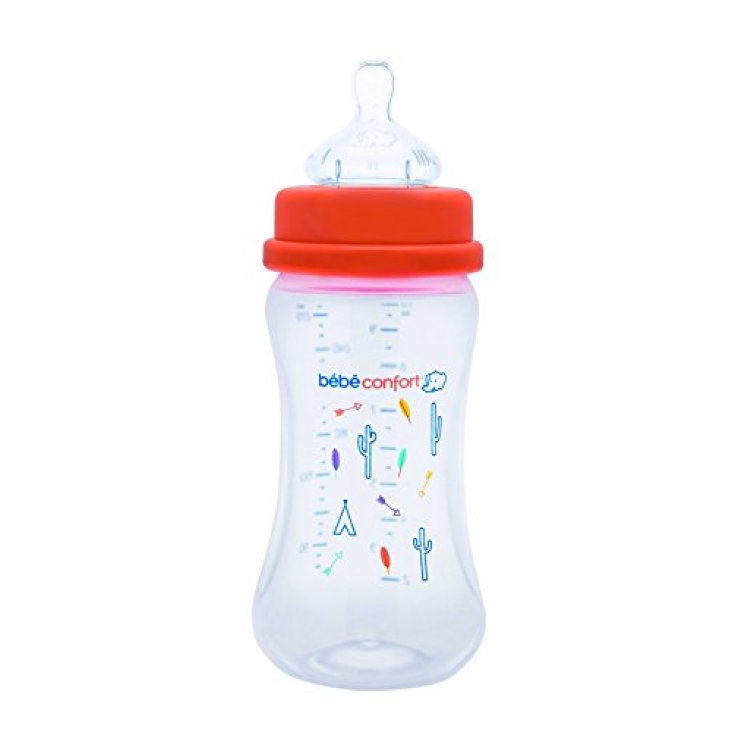 Biberon Bebe Confort Classic Col Standard en PP 270 ml Taille 2 Couleur Corail