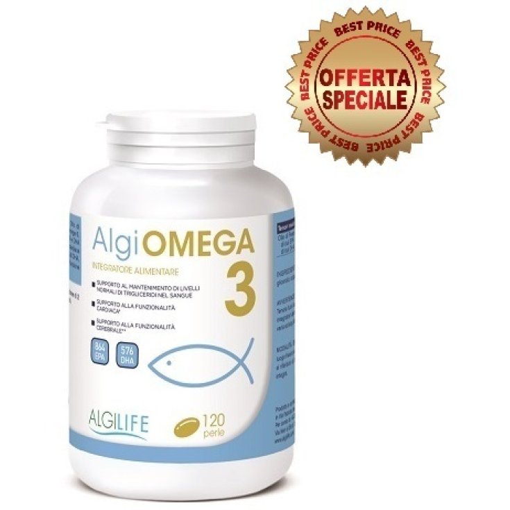 Algilife Algiomega 3 Complément Alimentaire 120 Perles