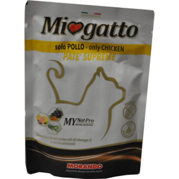 Morando Miogatto Patè Supreme Only Poulet Portion individuelle 85g