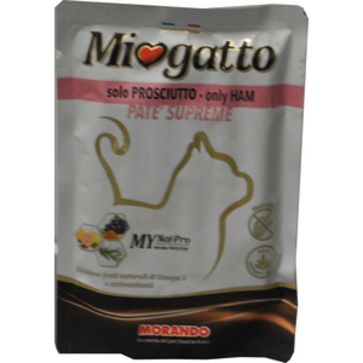 Morando Miogatto Patè Suprême Seul Jambon Portion Individuelle 85g