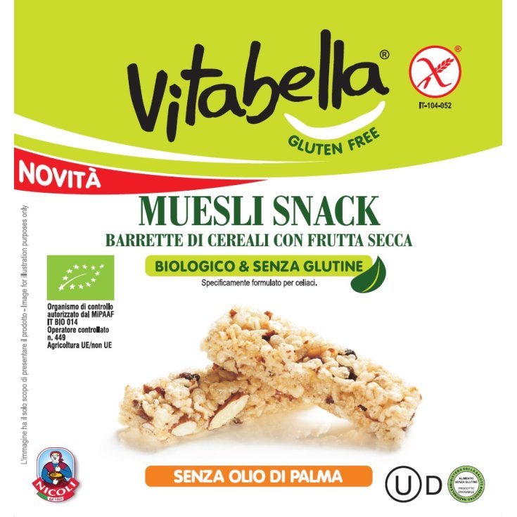 Vitabella Barre De Céréales Et De Fruits Sans Gluten 129g