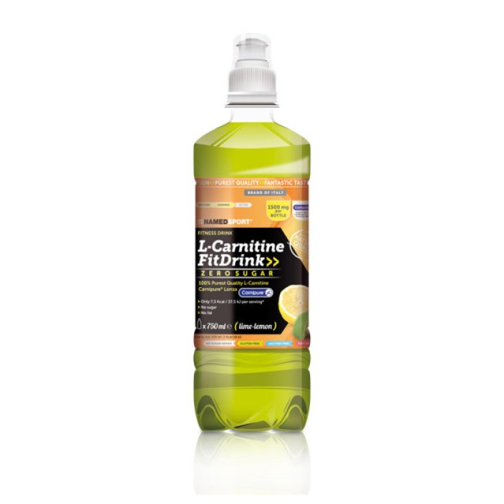 Named L-Carnitine Fit Drink Citron Vert Citron Intégrateur Alimentaire 500 ml