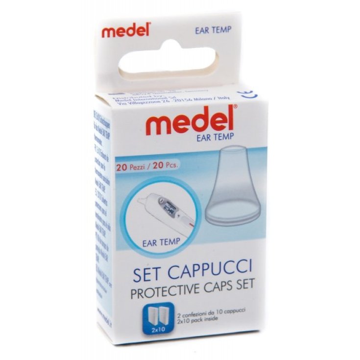 Medel® Ensemble de capuchons de protection pour thermomètre auriculaire 20 pièces