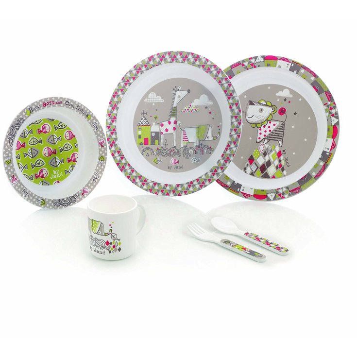 Jane Set Plats Micro-Ondes Motifs Assortis 6 Pièces