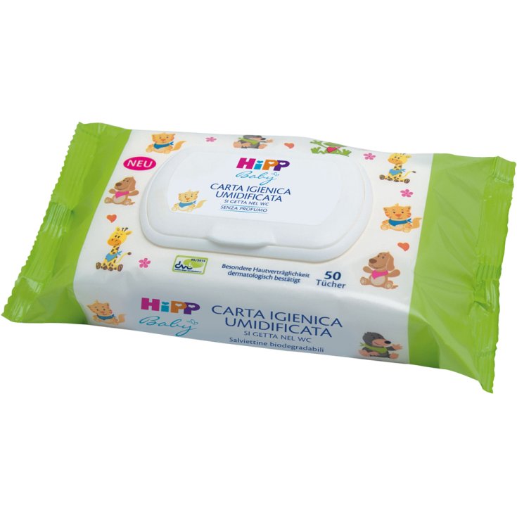 Hipp Papier toilette humidifié 50 pièces