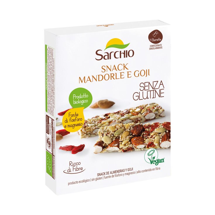 Sarchio Barritas Snacks Almendras et Bayas De Goji 20g