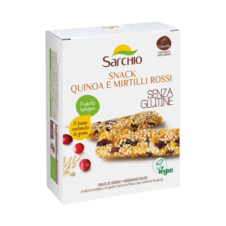 Sarchio Barritas Snacks Quinoa et Arandanos 20g