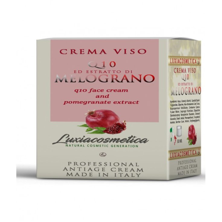 Luxiacosmetica Q10 Crème Visage Et Extrait De Grenade 50ml