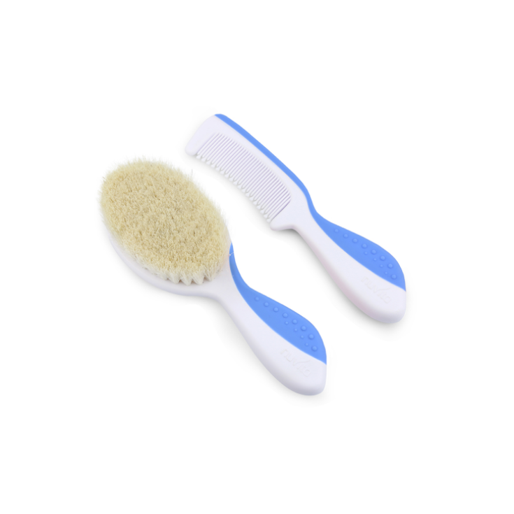 Nuvita Kit Brosse À Cheveux Et Peigne Couleur Bleue