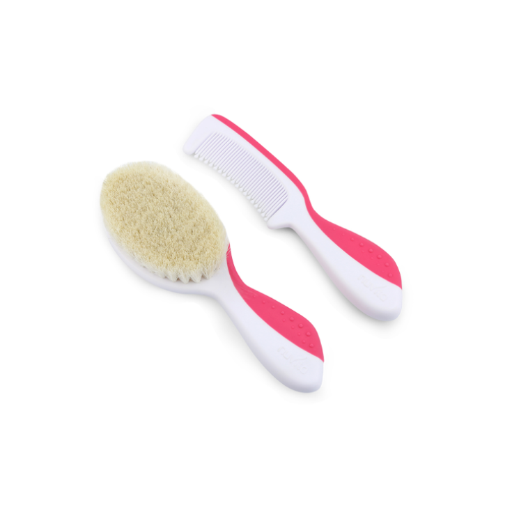 Nuvita Kit Brosse À Cheveux Et Peigne Couleur Rose