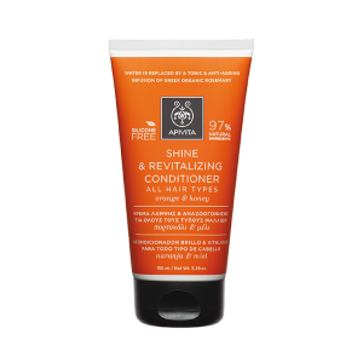 Apivita Après-Shampooing Brillance Et Revitalisant À L'Orange Et Au Miel 150 ml