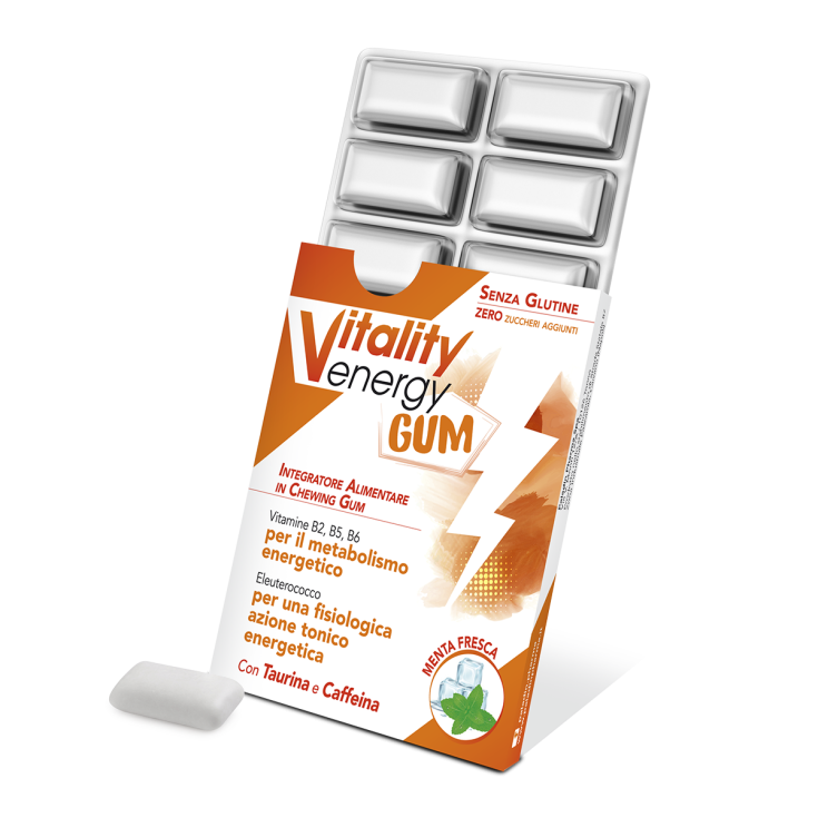 Paladin Pharma Vitality Energy Gum 9 pièces