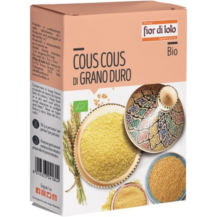 Fior Di Loto Cous Cous Semoule de Blé Dur Bio 500g