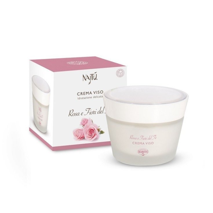 Company Del Shea Najtu Crème Visage Hydratante Délicate Rose Et Fleurs De Thé 50ML