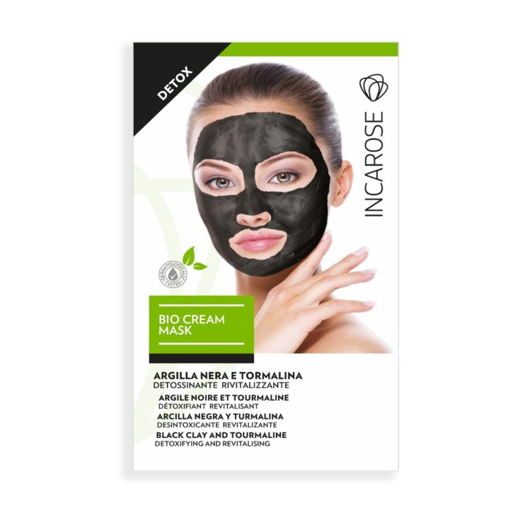 IncaRose Bio Cream Mask Detox Masque Détox Revitalisant Argile Noire Et Tourmaline 15 ml