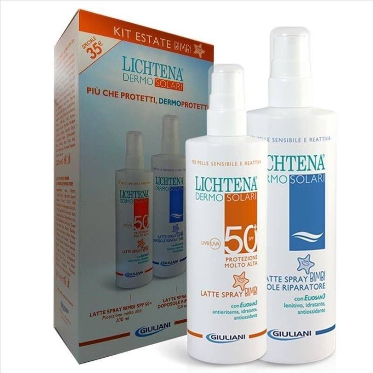 Lichtena Dermosolari Lait Bébé SPF 50++ Après Soleil 200 ml