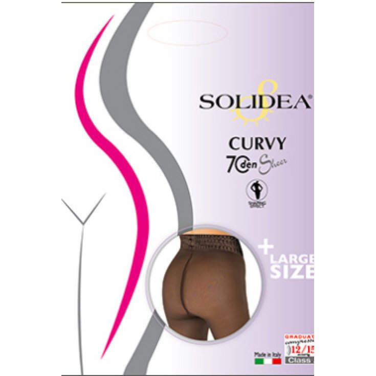 Solidea Curvy 70 Sheer Color X030 Bleu Marine Taille 3 ML / XL