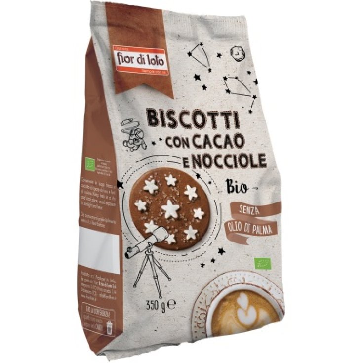 Fior Di Loto Biscuits Au Cacao Et Aux Noisettes Bio Sans Huile De Palme 350g