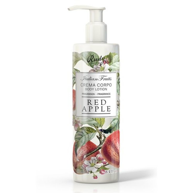 Crème Corporelle Fruits Italiens Pomme Rouge 250 ml