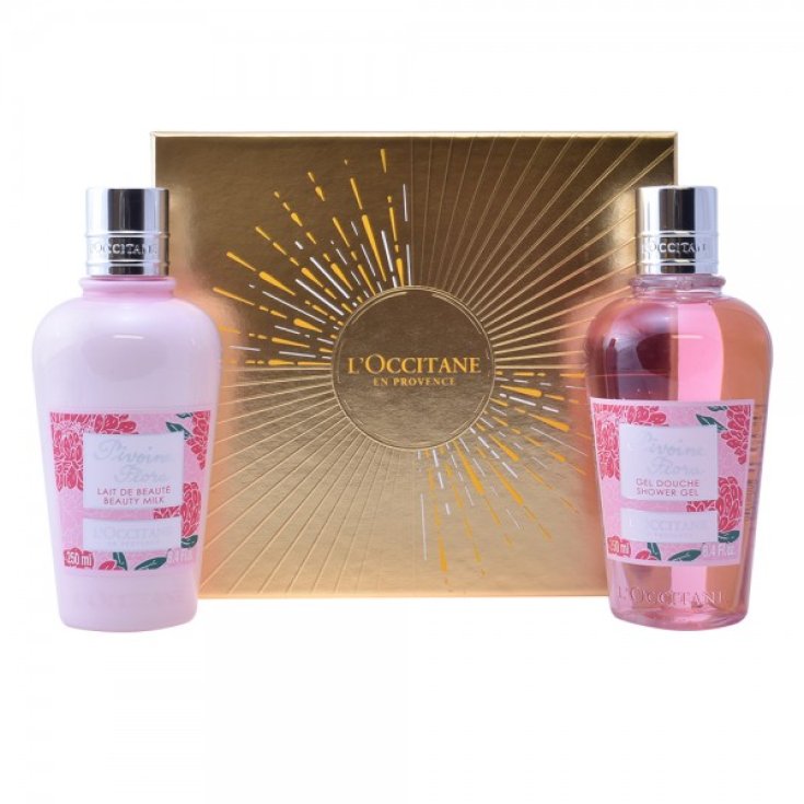 Loccitane Pivoine Flora Gel Douche 250 ml Coffret 2 Pièces 2018