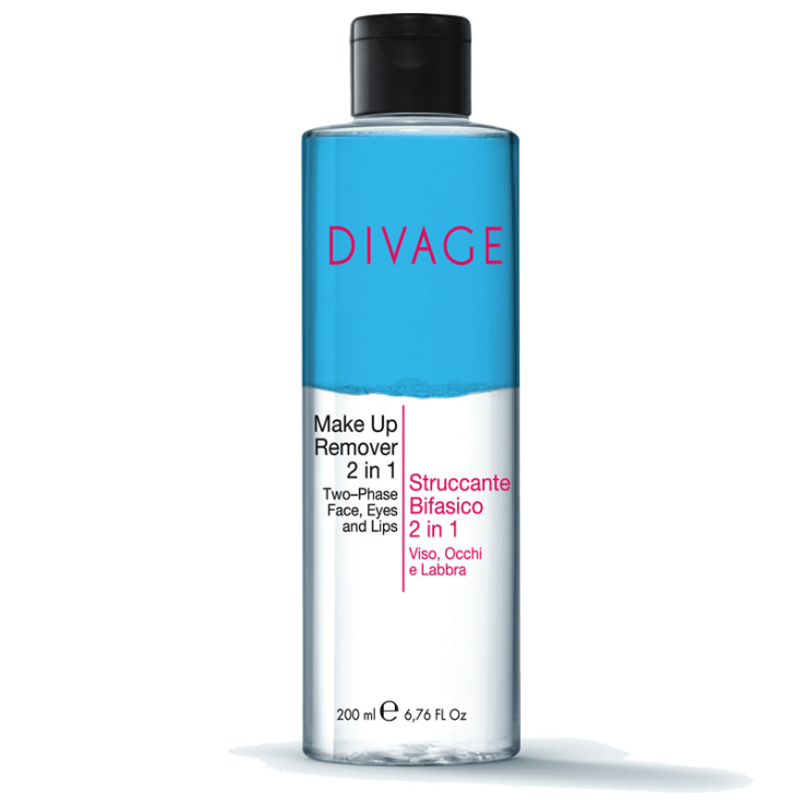 Divage Démaquillant Biphasé 2 en 1 Visage Yeux Lèvres 200 ml