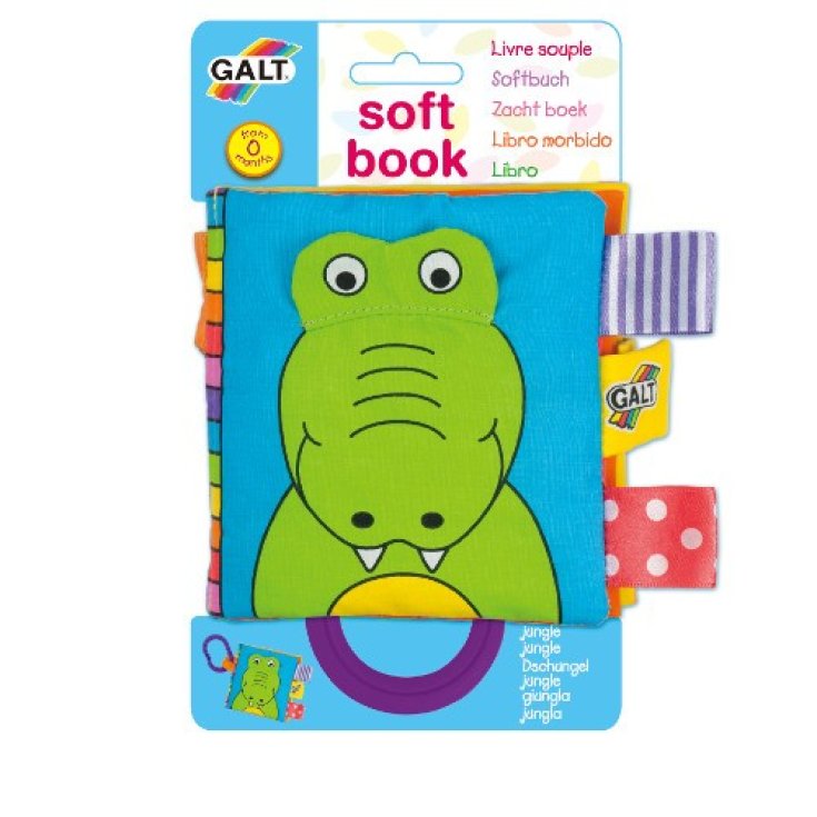 Galt Soft Book Livrets en tissu Crocodile Design 1 pièce