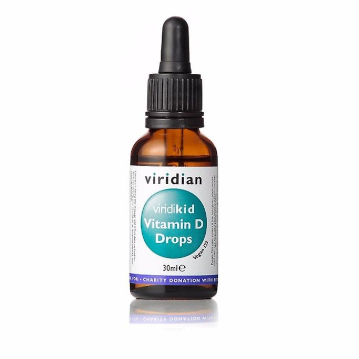 Viridian Vitamine D3 400 UI Gouttes Complément Alimentaire 30 ml