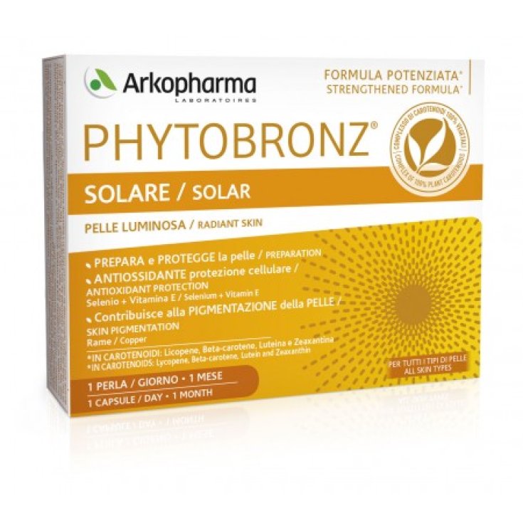 Arkofarm Phytobronz Solare Complément Alimentaire 30 Perles