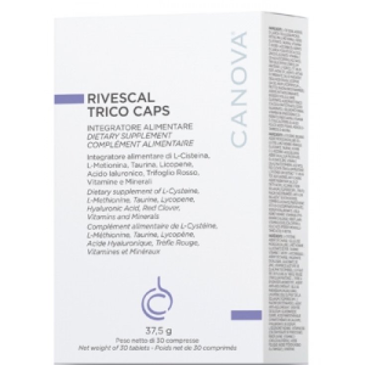 Canova Rivescal Trico Caps Complément Alimentaire 30 Comprimés