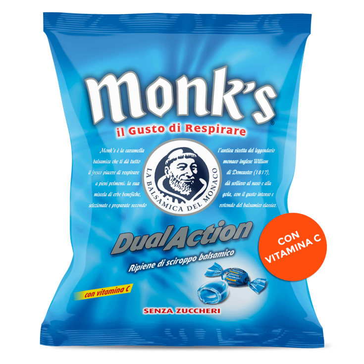 Bonbons doubles sans sucre Monk's 60g