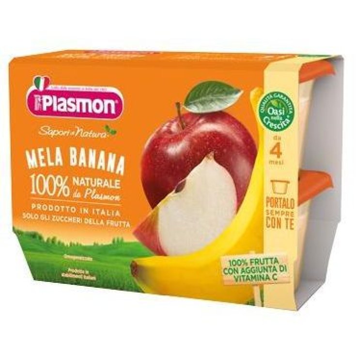 Plasmon Homogénéisé Pomme Banane 6x104g