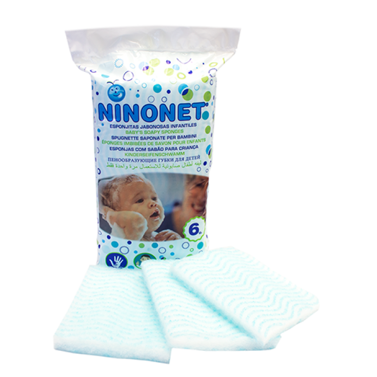 Farmacare Ninonet Savon Éponge Enfants 6 Pièces