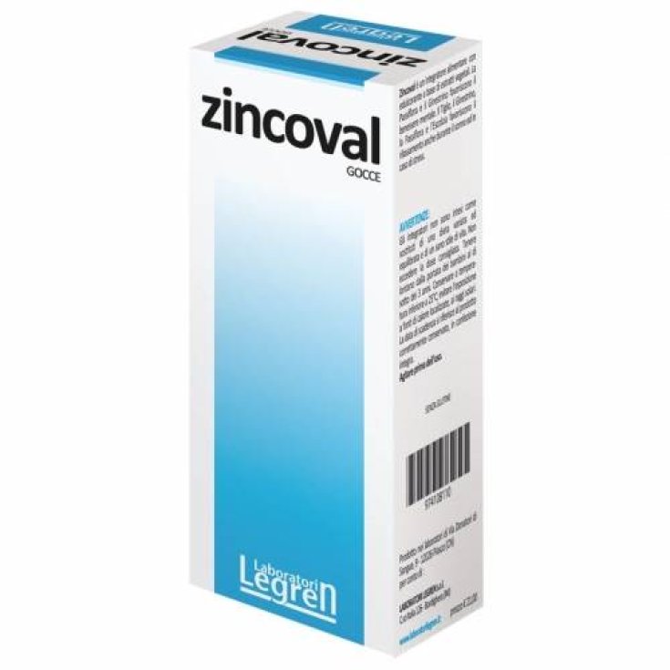 Laboratori Legren Zincoval Complément Alimentaire 50 ml