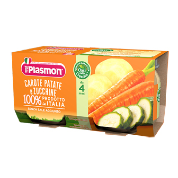 Plasmon Homogénéisé Aux Carottes, Pommes De Terre Et Courgettes 4x80g