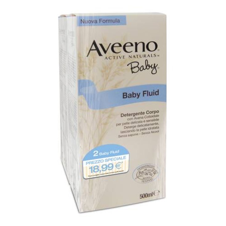 Aveeno Lot de 500 ml de liquide pour bébé