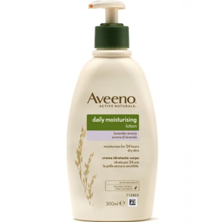 Aveeno Crème hydratante pour le corps à la lavande 300 ml Promo