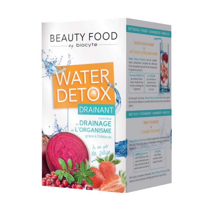 Biocyte Water Detox Complément Alimentaire Drainant 7 Dosages x 16 g