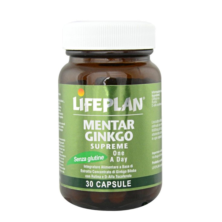 Lifeplan Mentar Ginkgo Supreme One a Day Complément Alimentaire 30 Capsules