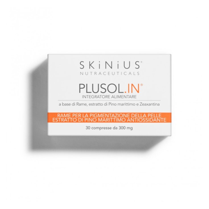 Skinius Plusol.In Complément Alimentaire Pour Pigmentation De La Peau 30 Comprimés 300 mg