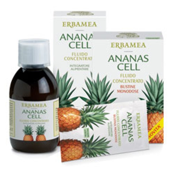 Erbamea Ananas Complément Alimentaire Fluide Concentré Cellulaire 15 Sachets