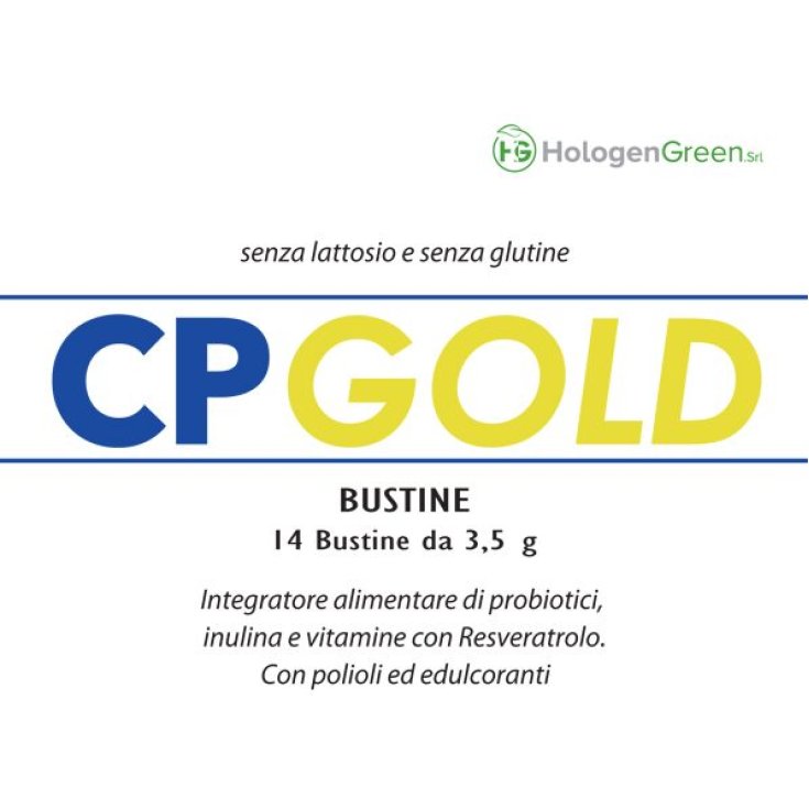 Hologengreen CP Gold Complément Alimentaire Sans Gluten 14 Sachets