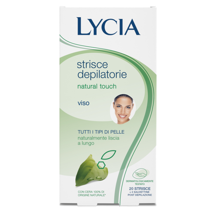 Lycia Natural Touch Bandes dépilatoires visage 12 pièces