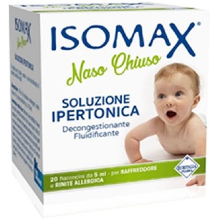 Euritalia Pharma Isomax Solution Hypertonique Nez Fermé 20 ampoules de 0,5 ml