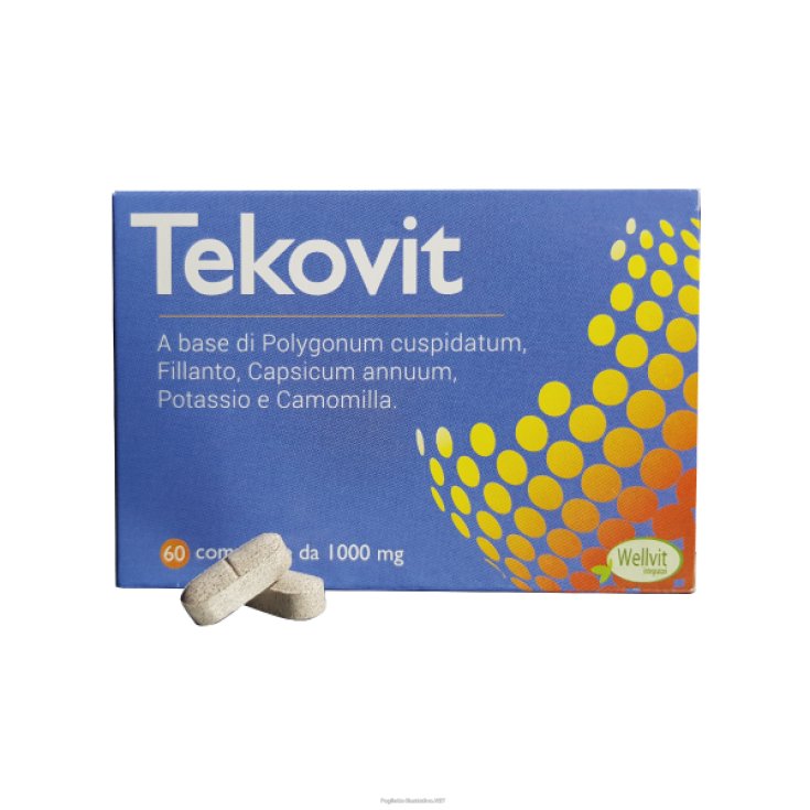 Wellvit Tekovit Complément Alimentaire 60 Comprimés 1000mg