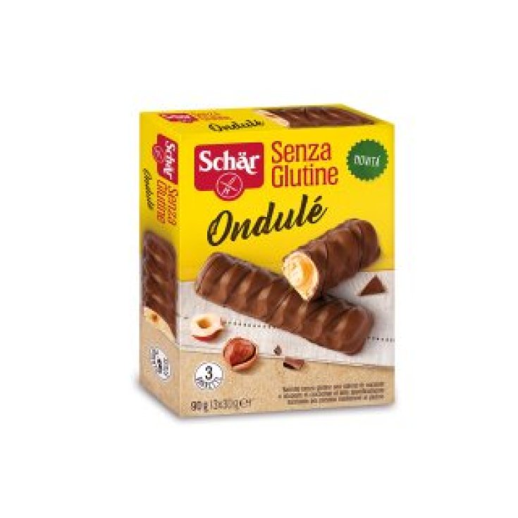 Schar Ondulè Barre de Chocolat Sans Gluten 3x30g