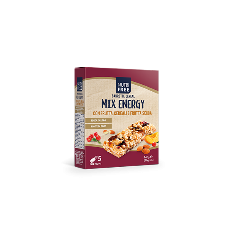 Nutrifree Cereal Mix Energy Barres Sans Gluten 28gx5