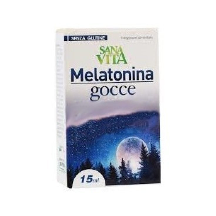 Paladin Pharma SanaVita Mélatonine Complément Alimentaire En Gouttes Sans Gluten 15 ml